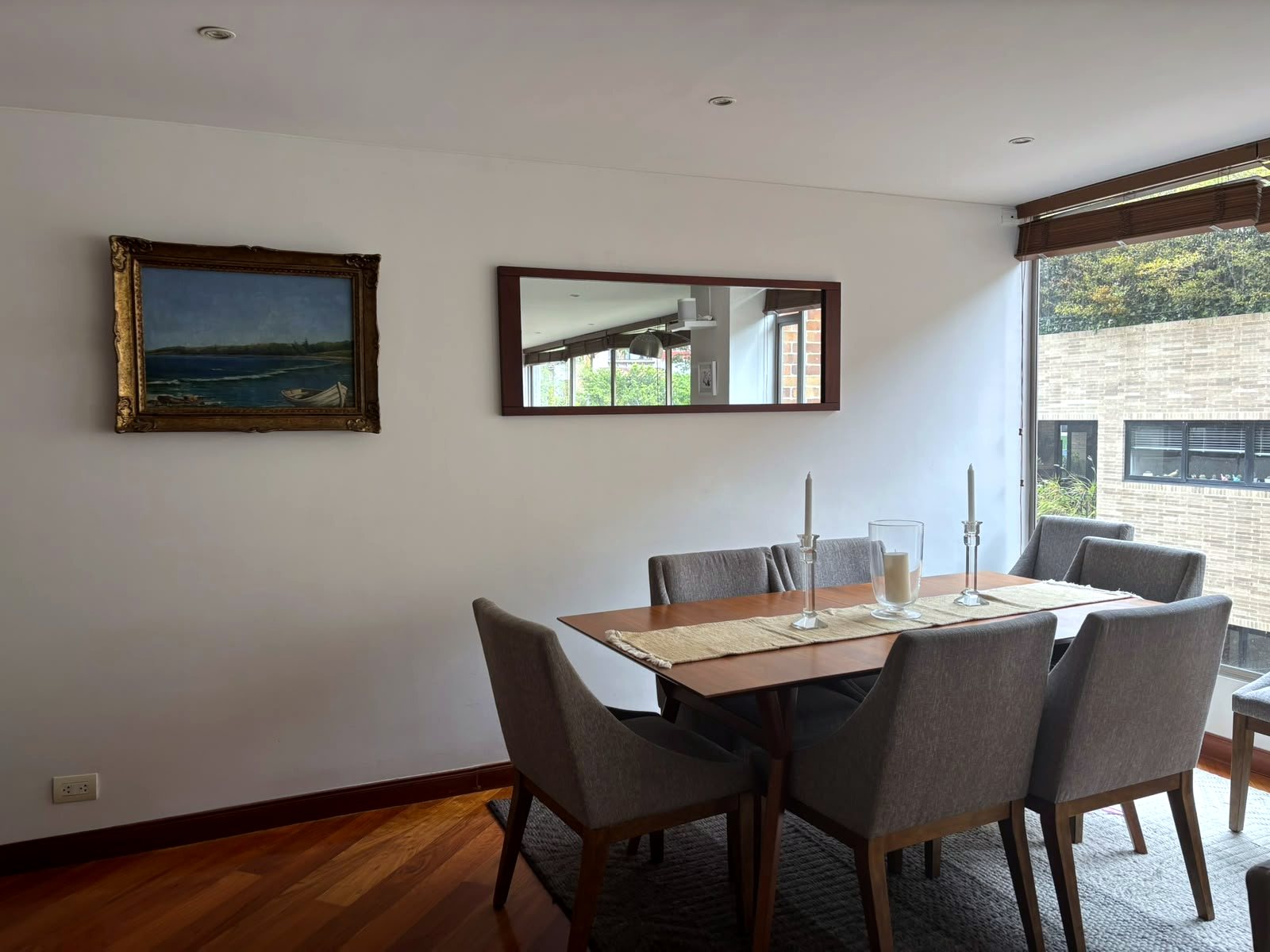 Comedor con ventanal